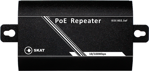 PSE-REP-E. Репитер предназначен для увеличения длины линии, в которой осуществляется передача данных и питания по стандарту PoE.